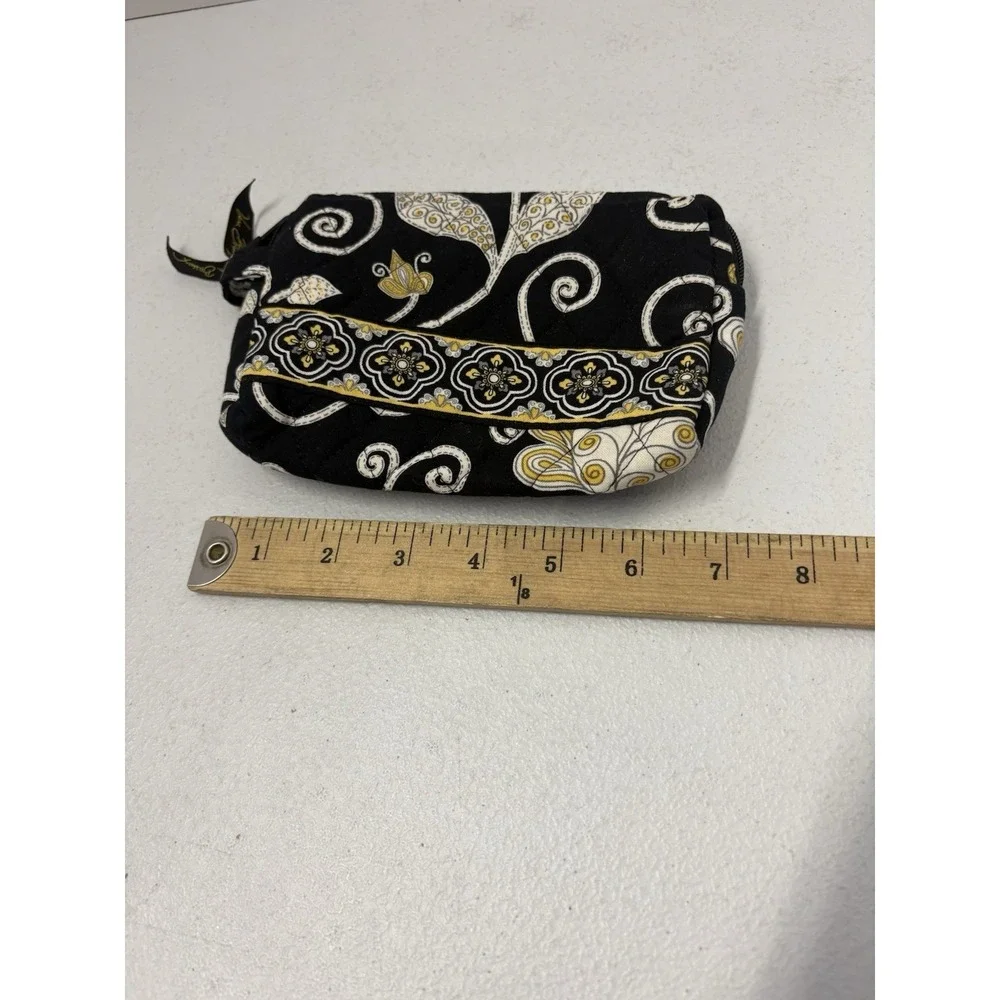 Vera Bradley‎ Cosmetic Bag Yellow Bird Makeup Travel Floral Organizer
